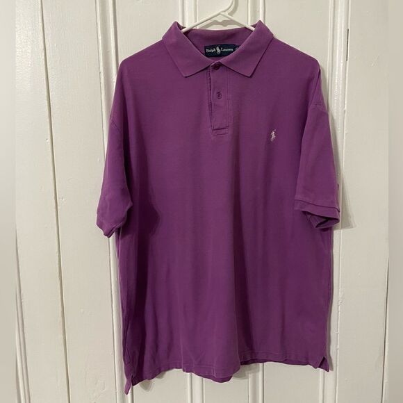 VINTAGE Polo Ralph Lauren short sleeve collar shirt - Picture 1 of 5